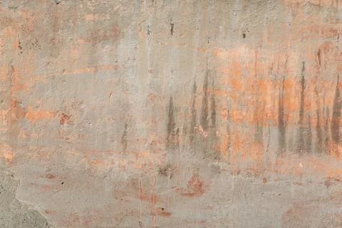 Texture of old battered concrete wall Foto stock