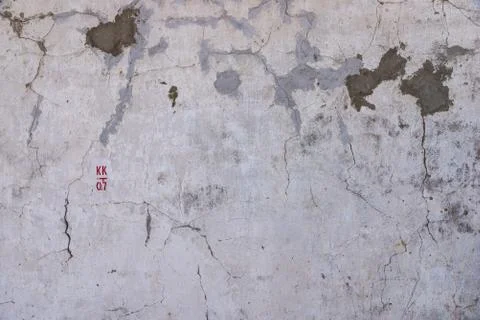 Texture of old battered concrete wall Stock Photos