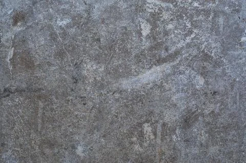 Texture of the old battered wall blue peeling paint, concrete, gray cement gr Stock Photos