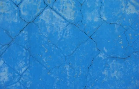 Texture of an old blue concrete Stock Photos