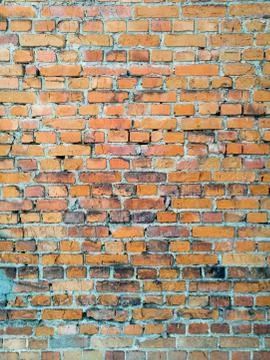 The texture of the old, brick, post-apocalyptic wall in the style of a Stalker Stock Photos