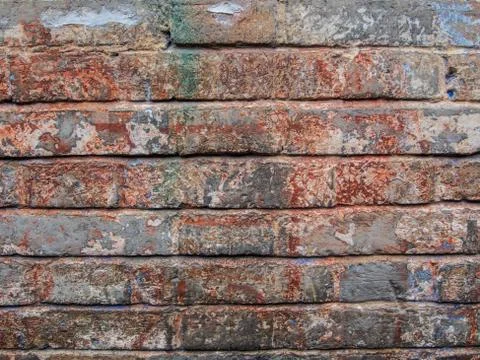 Texture of old brick wall background Stock Photos