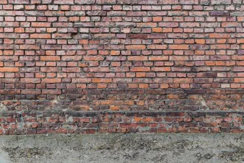 Texture of old brick wall Stock Photos