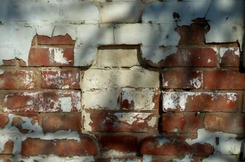 Texture with old brick wall Stock Photos