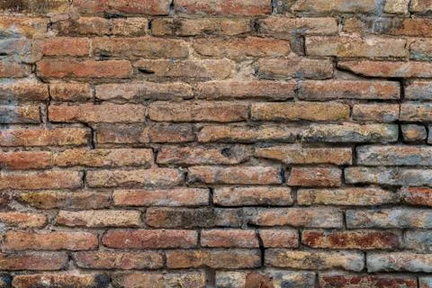 Texture of an old brick wall Stock Photos