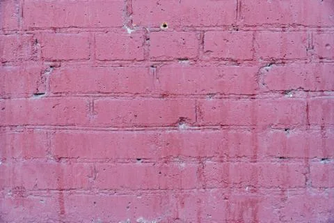 The texture of the old brickwork of red brick Stock Photos