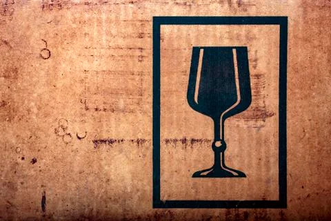 Texture of old cardboard Stock Photos