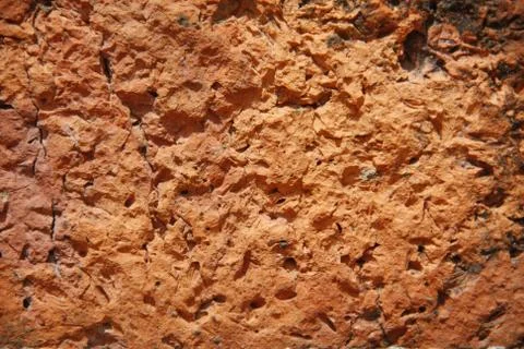 Texture of old clay block Stock Photos