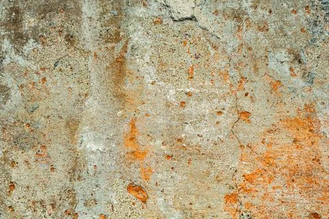 Texture of old concrete surface with chips and smudges Stock Photos