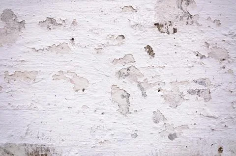 The texture of the old concrete wall is white. Stock Photos