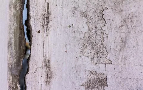 Texture old crack cement wall background Stock Photos