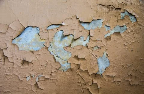 The texture of old cracked paint. 写真素材