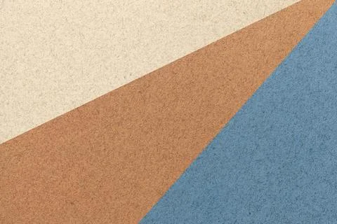 Texture of old craft beige, brown and gray color paper background, macro. Stock Illustration