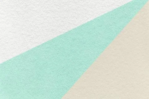 Texture of old craft light cyan, beige and white color paper background, macr Stock Illustration