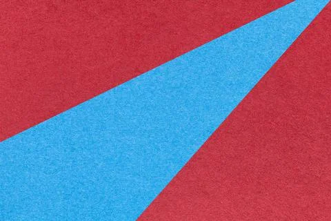 Texture of old craft red and blue color paper background, macro. Stock Illustration