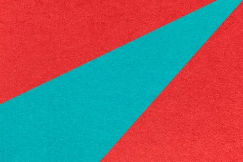 Texture old craft red and turquoise paper background, macro. ruby cardboard Stock Photos