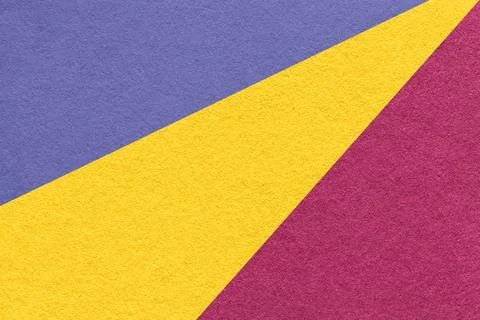 Texture of old craft violet, yellow and purple paper background, macro. Foto stock