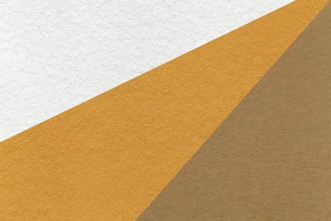 Texture of old craft white, brown and beige color paper background, macro. Stock Photos