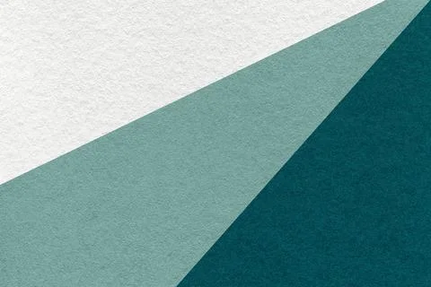 Texture old craft white, emerald and teal paper background, macro. 스톡 사진