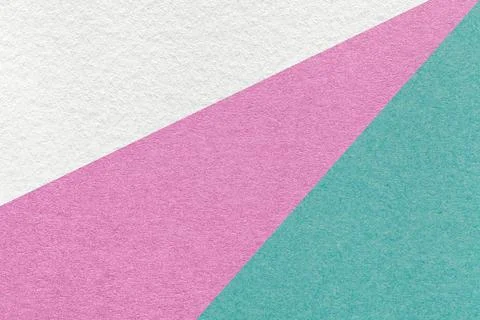Texture of old craft white, lilac and cyan color paper background, macro. Stock Photos