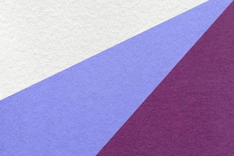 Texture of old craft white, purple and blue color paper background, macro. Stock Photos