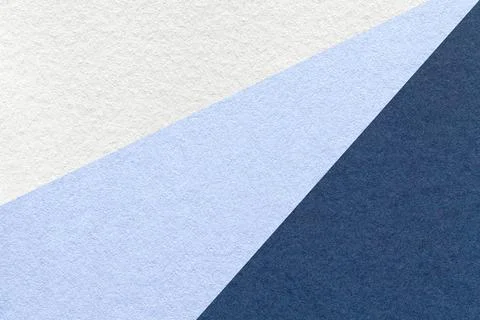 Texture old craft white, sky navy blue paper background, macro. denim cardboa Stockfoto's