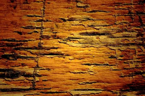 Texture of the old damaged pine wood Stock Photos