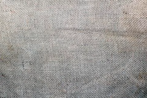 Texture of an old dirty potato sack Stock Photos