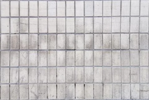 Texture of old dirty square ceramic tiles. Stock-Fotos