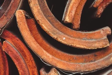 Texture of old insulation Stock Photos