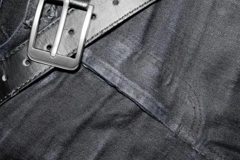 Texture the old jeans. Stock Photos