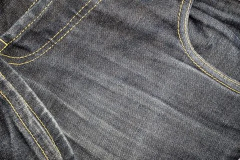 Texture the old jeans. Stock Photos