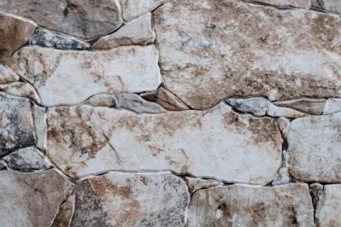 Texture of an old light brick stone Stock Photos