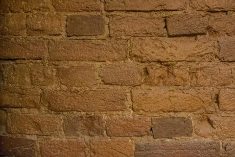 The texture of the old masonry of red brick. Stock Photos