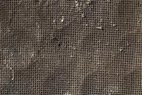 Texture of old metal  rusty mesh Foto stock