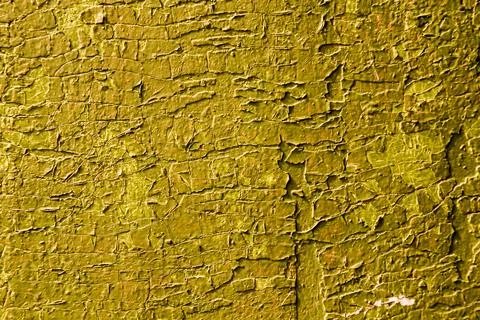 Texture from an old, peeling, time-damaged wooden surface. Stock Photos