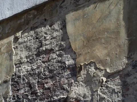 The texture of the old plaster as background Stock Photos