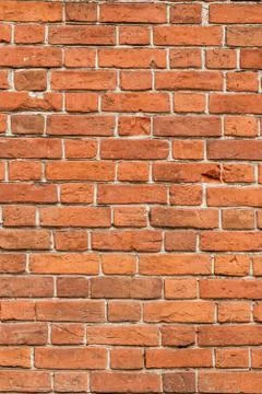 Texture of a old red brick wall background Foto stock