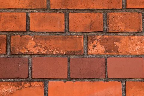 Texture of old red brick wall as background 写真素材