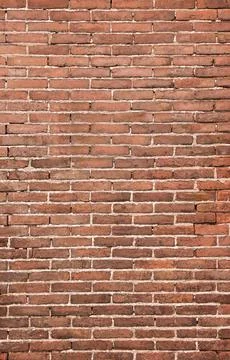 Texture of old red brick wall as background 스톡 사진