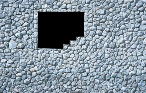 Texture of old rock wall for background Stock Illustration