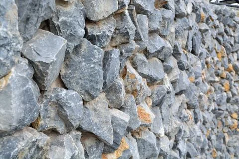 Texture of old rock wall for background Stock Photos