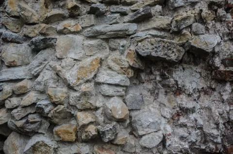 Texture of old rock wall for background Stock Photos