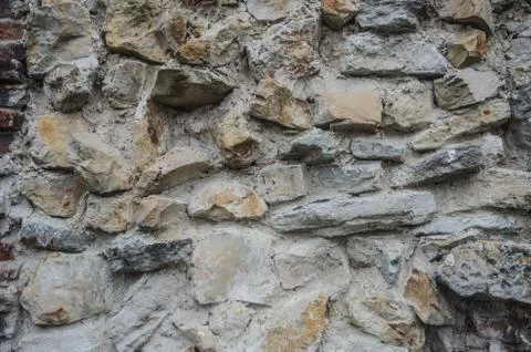 Texture of old rock wall for background Stock Photos