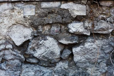 Texture of old rock wall Foto stock