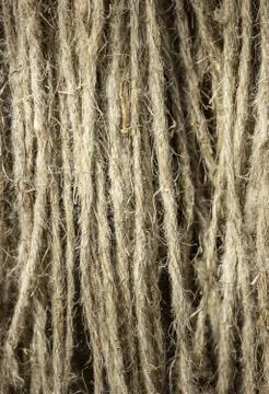 Texture of the old rope Stock Photos