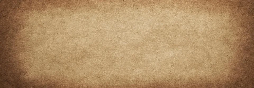 The texture of old rough brown paper with a vignette Stock Illustration