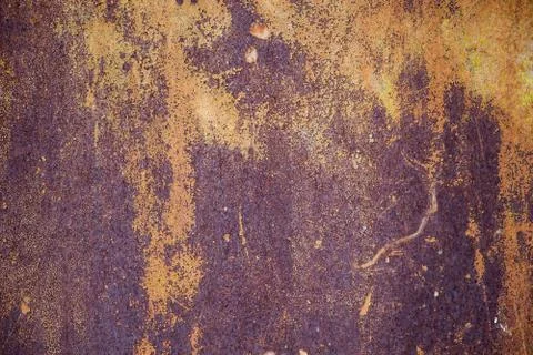 The texture of the old rusty metal. Stock Photos