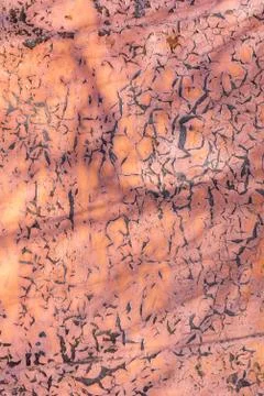 Texture of the old rusty wall of red color Stock Photos