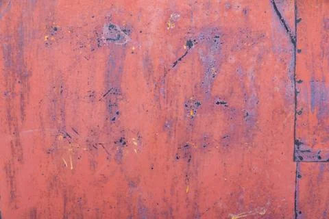 Texture of the old rusty wall of red color Stock Photos